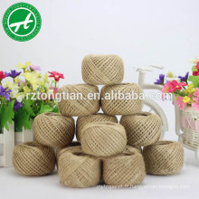 Corde de sisal torsadée naturelle de corde de chanvre cru pour l&#39;emballage de cadeau et la décoration de partie et à la maison